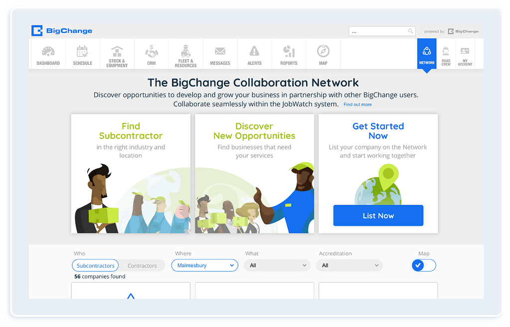 The BigChange Collaboration Network can help increase your capacity to grow.