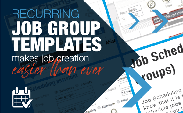 Recurring job group templates makes job creation easier than ever