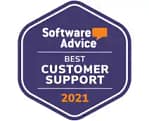 Software Advice Best Customer Support 2021
