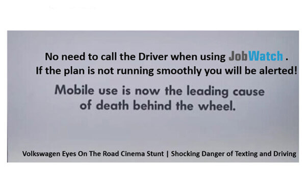 BigChange warning about mobile use